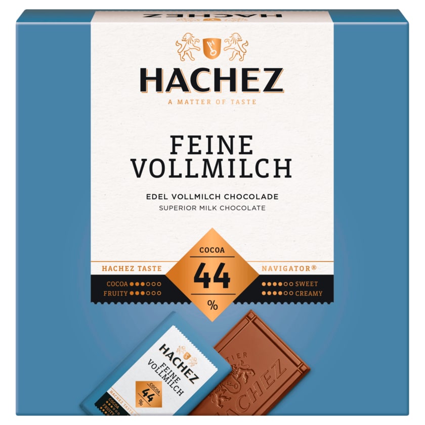 Hachez Feine Vollmlich Schokolade 165g